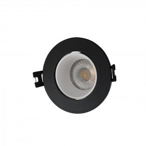 DK3061-BK+WH Встраиваемый светильник, IP 20, 10 Вт, GU5.3, LED, черный/белый, пластик в Новом Уренгое - novyy-urengoy.mebel24.online | фото 1