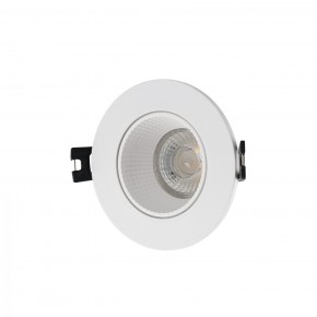 DK3061-WH Встраиваемый светильник, IP 20, 10 Вт, GU5.3, LED, белый/белый, пластик в Новом Уренгое - novyy-urengoy.mebel24.online | фото 1