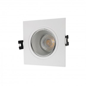 DK3071-WH+CH Встраиваемый светильник, IP 20, 10 Вт, GU5.3, LED, белый/хром, пластик в Новом Уренгое - novyy-urengoy.mebel24.online | фото