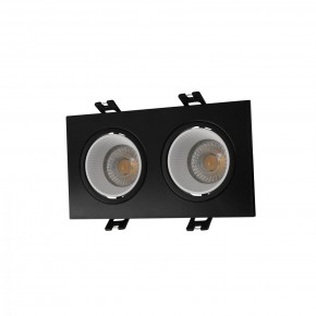 DK3072-BK+WH Встраиваемый светильник, IP 20, 10 Вт, GU5.3, LED, черный/белый, пластик в Новом Уренгое - novyy-urengoy.mebel24.online | фото 1