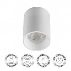 DK3110-WH Светильник накладной IP 20, 10 Вт, GU5.3, LED, белый, пластик в Новом Уренгое - novyy-urengoy.mebel24.online | фото 1