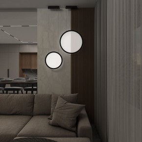 DK6606-BK Подвесной вертикальный светильник Veil со светодиодом H1700 d600 220V 48W 3000-6000K IP20 черный алюминий в Новом Уренгое - novyy-urengoy.mebel24.online | фото 7