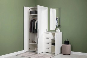 ЭЙР прихожая (модульная) Белый Шагрень в Новом Уренгое - novyy-urengoy.mebel24.online | фото 24