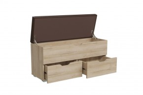 ФЛИНТ Диван (дуб ривьера/коричневый) в Новом Уренгое - novyy-urengoy.mebel24.online | фото 2