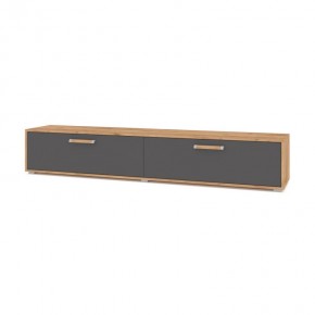 ФЛОРИДА Ф32 Тумба ТВ (дуб золотой/графит) в Новом Уренгое - novyy-urengoy.mebel24.online | фото