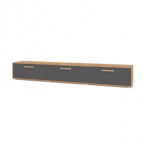 ФЛОРИДА Ф33 Тумба ТВ (дуб золотой/графит) в Новом Уренгое - novyy-urengoy.mebel24.online | фото