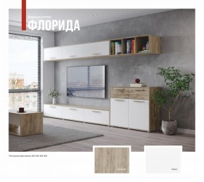 ФЛОРИДА Гостиная (модульная) дуб серый/белый в Новом Уренгое - novyy-urengoy.mebel24.online | фото