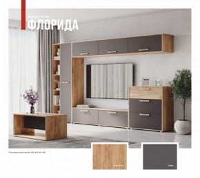 ФЛОРИДА Гостиная (модульная) дуб золотой/графит в Новом Уренгое - novyy-urengoy.mebel24.online | фото