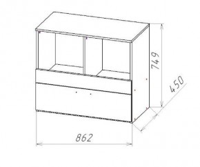 ГЕОМЕТРИЯ ГМТ.08 комод в Новом Уренгое - novyy-urengoy.mebel24.online | фото 2