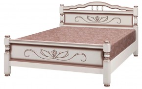 КАРИНА-5 Кровать из массива 1400 в Новом Уренгое - novyy-urengoy.mebel24.online | фото 4