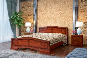 КАРИНА-6 Кровать из массива 1200 (Орех) в Новом Уренгое - novyy-urengoy.mebel24.online | фото