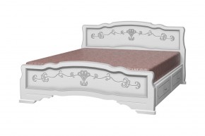 КАРИНА-6 Кровать из массива 1200 с 2-мя ящиками в Новом Уренгое - novyy-urengoy.mebel24.online | фото 2