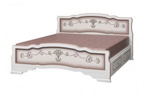 КАРИНА-6 Кровать из массива 1200 с 2-мя ящиками в Новом Уренгое - novyy-urengoy.mebel24.online | фото 3