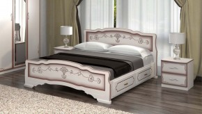 КАРИНА-6 Кровать из массива 1200 с 2-мя ящиками в Новом Уренгое - novyy-urengoy.mebel24.online | фото 5