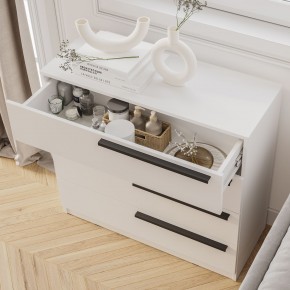 Комод Айрон КМ-02 (белый) в Новом Уренгое - novyy-urengoy.mebel24.online | фото 3