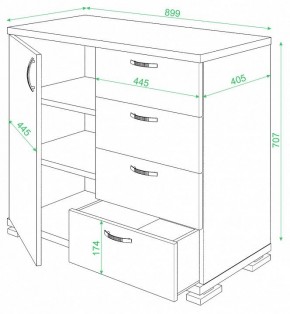 Комод Домино ТБ-4МН в Новом Уренгое - novyy-urengoy.mebel24.online | фото 2