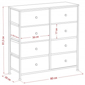 Комод Leset Линкс 8 ящиков (МДФ) в Новом Уренгое - novyy-urengoy.mebel24.online | фото 12