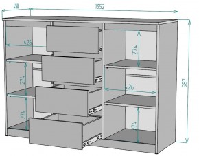 Комод Мальта K118 в Новом Уренгое - novyy-urengoy.mebel24.online | фото 2