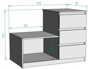 Комод Мальта K207 в Новом Уренгое - novyy-urengoy.mebel24.online | фото 2