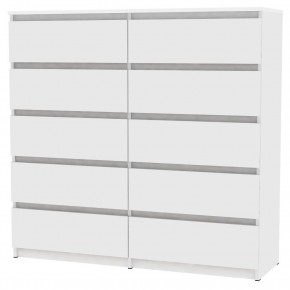 Комод Malta light K155 (Белый) в Новом Уренгое - novyy-urengoy.mebel24.online | фото