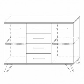 Комодино Вега Скандинавия в Новом Уренгое - novyy-urengoy.mebel24.online | фото 3