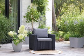Комплект кресел Калифорния (California chair) графит в Новом Уренгое - novyy-urengoy.mebel24.online | фото 1