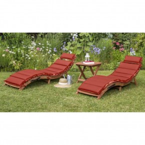 Комплект шезлонги и столик AFM-803A-T133 Beige-Terracotta (2+1) в Новом Уренгое - novyy-urengoy.mebel24.online | фото 1