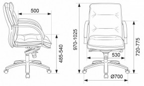 Кресло для руководителя Бюрократ T-9927SL-LOW в Новом Уренгое - novyy-urengoy.mebel24.online | фото 5