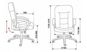 Кресло компьютерное Бюрократ T-9908AXSN-Black черный в Новом Уренгое - novyy-urengoy.mebel24.online | фото 3