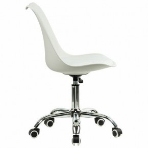 Кресло стул BRABIX "Eames MG-310 CH", хром, пластик белый, экокожа белая, 532923 в Новом Уренгое - novyy-urengoy.mebel24.online | фото 3