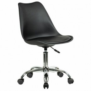 Кресло стул BRABIX "Eames MG-310 CH", хром, пластик черный, экокожа черная, 532925 в Новом Уренгое - novyy-urengoy.mebel24.online | фото 2