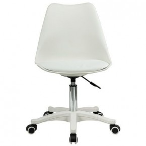 Кресло стул BRABIX "Eames MG-310 PL", пластик белый, экокожа белая, 532926 в Новом Уренгое - novyy-urengoy.mebel24.online | фото 1