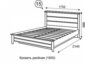 Кровать 1600 с ПМ София 15 в Новом Уренгое - novyy-urengoy.mebel24.online | фото 3