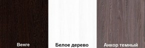 Кровать-чердак Пионер 1 (800*1900) Белое дерево, Анкор темный, Венге в Новом Уренгое - novyy-urengoy.mebel24.online | фото 3