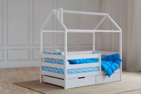 Кровать-домик 80*160 Белый в Новом Уренгое - novyy-urengoy.mebel24.online | фото 4