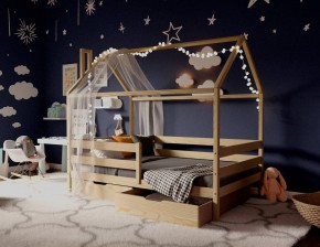 Кровать-домик 80*190 без покраски в Новом Уренгое - novyy-urengoy.mebel24.online | фото