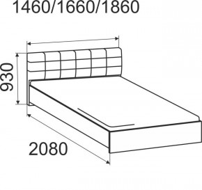 Кровать Лита с подъемным механизмом 1800*2000 в Новом Уренгое - novyy-urengoy.mebel24.online | фото 3