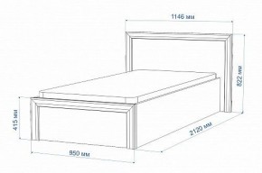 Кровать односпальная Нобиле Кр-90 в Новом Уренгое - novyy-urengoy.mebel24.online | фото 2