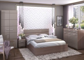 Кровать Вегас 1,4м Шимо темный в Новом Уренгое - novyy-urengoy.mebel24.online | фото 2