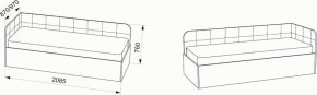 Кровать Зарина угловая Newtone light beige угол левый в Новом Уренгое - novyy-urengoy.mebel24.online | фото 4