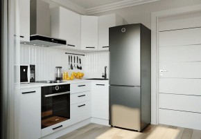 Кухонный гарнитур Белый Глянец 2200*1000 (Стол. 26мм) в Новом Уренгое - novyy-urengoy.mebel24.online | фото