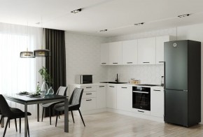 Кухонный гарнитур Белый Глянец 2600*1600 (Стол. 38мм) в Новом Уренгое - novyy-urengoy.mebel24.online | фото
