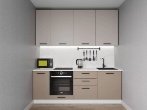 Кухонный гарнитур Каппучино 2200 h950 (Стол. 26мм) в Новом Уренгое - novyy-urengoy.mebel24.online | фото