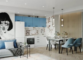 Кухонный гарнитур Капри 2550 (Стол. 26мм) в Новом Уренгое - novyy-urengoy.mebel24.online | фото