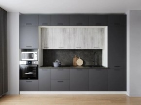 Кухонный гарнитур Санторини 3400 (Стол. 26мм) в Новом Уренгое - novyy-urengoy.mebel24.online | фото