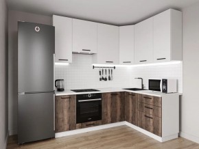 Кухонный гарнитур Старое Дерево 2200*1600 h950 (Стол. 26мм) в Новом Уренгое - novyy-urengoy.mebel24.online | фото