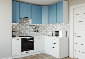 Кухонный гарнитур угловой Капри 2200х1600 h950 (Стол. 38мм) в Новом Уренгое - novyy-urengoy.mebel24.online | фото