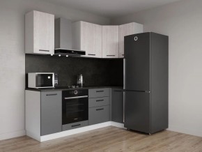 Кухонный гарнитур угловой Санторини 2200*1000 (Стол. 38мм) в Новом Уренгое - novyy-urengoy.mebel24.online | фото