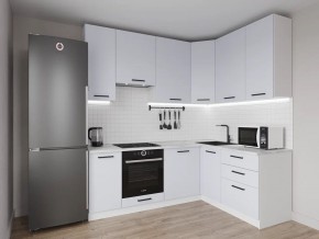 Кухонный гарнитур угловой Смоки 2200*1600 h950 (Стол. 38мм) в Новом Уренгое - novyy-urengoy.mebel24.online | фото