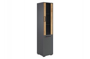 ЛАЙТ 2 Стеллаж (графит) в Новом Уренгое - novyy-urengoy.mebel24.online | фото